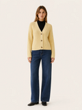 Lysandra | Classic Ribbed V-Neck Button Cardigan